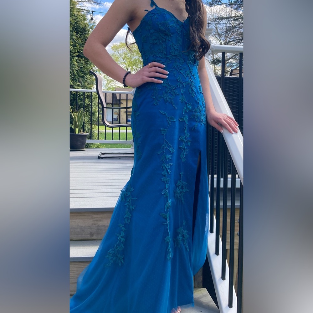 Blue/Teal Prom Dress